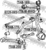 TOYOT 4865430080 Control Arm-/Trailing Arm Bush